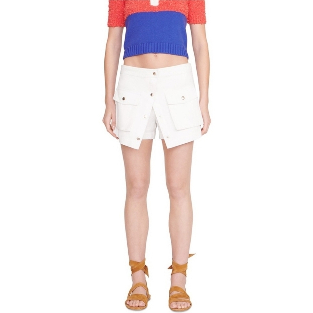 Nwt Staud Tamara Skort Ivory Size 12